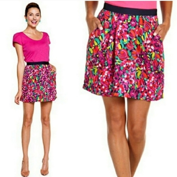 Lilly Pulitzer Clover Skirt Multi Wild Confetti Size 6 NWT - Picture 1 of 5